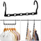 AMKUFO 12 Pack Magic Hangers Space Saving Hangers Closet Space Saver Hanger Organizer Multi Hangers Clothes Hanger Sturdy Plastic for Heavy Clothes