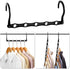 AMKUFO 12 Pack Magic Hangers Space Saving Hangers Closet Space Saver Hanger Organizer Multi Hangers Clothes Hanger Sturdy Plastic for Heavy Clothes