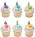 Bakery Crafts Birthday Party Cats Kittens Shaped Cake Candles - 6 pc