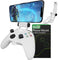 Xbox Series X Controller Mobile Gaming Clip, Xbox Controller Phone Mount Adjustable Phone Holder Clamp Compatible with Xbox Series X|S, Xbox One, Xbox One S, Xbox One X-Robot White