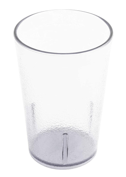 GET Heavy-Duty Plastic Restaurant Tumblers, 8 Ounce, Clear (Set of 4)