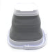 SAMMART 2.6L (0.68 Gallon) Super Mini Sqare Collapsible Plastic Bucket - Foldable Square Tub - Portable Fishing Water Pail - Space Saving Outdoor Waterpot (1, Grey)