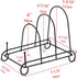 Artliving 3-Tier Metal Scrollwork Dish Rack Plate Rack Display Stand Holder Cabinet Organizer Set of 2