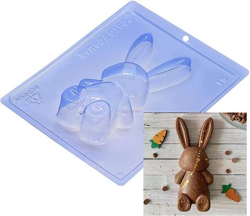 Easter Bunny Breakable Chocolate Mold 3 Pieces