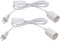 Plug in Hanging Light Kit, Retro Hanging Lights with Plug in Cord, E26 E27 Industrial Pendant Light Fixture, 9.8 FT Cord with On/Off Switch Hanging Lamp for Living Room Bedroom 2 Pack (White)