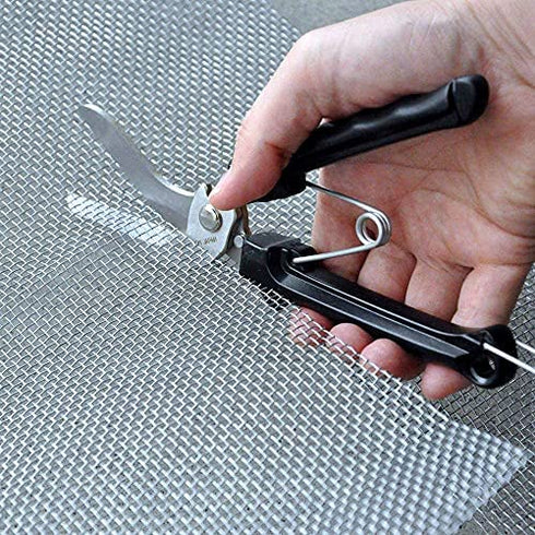 CANARY Carpet Cutter Tool Heavy Duty Carpet Scissors, Razor Japanese Stainless Steel Blade, Spring Loaded Hand Shears for Carpet, Rug, Artificial Grass, Metal Mesh, Made in JAPAN