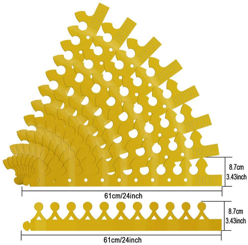 28 Pack Gold Paper Crown Gold Foil Party Crown Hat Cap for Birthday Celebration Baby Shower Photo Props ( 2 Styles )