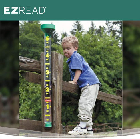 Headwind Consumer Products EZRead - Jumbo EZRead Rain Gauge with Float 820-0002 - Easy to Read, Waterproof,for Outdoor Use, 26 Inches Tall