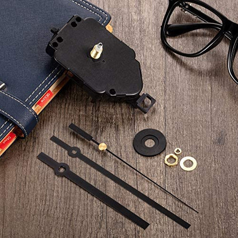 Pendulum Clock Movement Replacement Long Shaft Pendulum Quartz Clock Movement Mechanism Clock Hands for DIY Clock