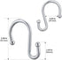 Silver Shower Curtain Hooks,Rust Proof Shower Curtain Rings for Bathroom,Set of 12 CHICTIE Chrome S Shaped Decorative Shower Curtain Hooks Hangers for Bathroom Curtains,Clothing, Towels, etc