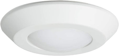 Halo BLD406930WHR BLD 4 in. White Integrated Recessed Ceiling Light Trim at 3000K Soft, Title 20 Compliant LED Direct Mount, 4"