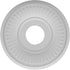Ekena Millwork CMP13BE Berkshire PVC Thermoformed Ceiilng Medallions, 13"OD x 3 1/2"ID x 3/4"P (Fits Canopies up to 5 3/4"), Unfinished