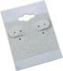 100 Gray Hanging Earring Cards 2 Inch Jewelry Display