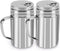 Accmor Salt and Pepper Shakers with Handle, Spice Dispenser with Adjustable Pour Holes, Stainless Steel Shakers for Salt/Pepper/Cinnamon/Powder Sugar