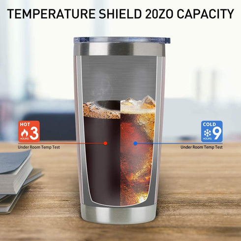 DOMICARE 20oz Stainless Steel Tumbler with Lid, Double Wall Vacuum Insulated Travel Mug, Powder Coated Coffee Cup,Pink, 1 Pack