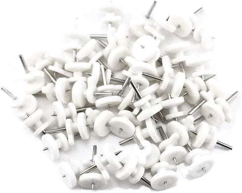 yueton 50pcs Mini Wall Mount Non-Mark Hooks Picture Photo Frame Hangers