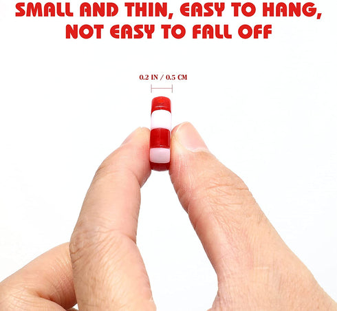 SOIMISS Christmas Candies Decor Lollipop Christmas Tree Hanging Ornaments Peppermint Decorations Acrylic Candy Cane DIY Pendants ? 50pcs ?