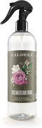 Caldrea Linen and Room Spray Air Freshener, Made with Essential Oils, Plant-Derived and Other Thoughtfully Chosen Ingredients, Rosewater Driftwood Scent, 16 oz (Packaging May Vary)