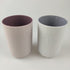 RabyLeo Cup 10.5oz, Unbreakable Reusable Drinking Cups Set of 2 Colors, Plastic Toothbrush Cup Tumbler 300ml, Dishwasher Safe (Light pink & Light gray)