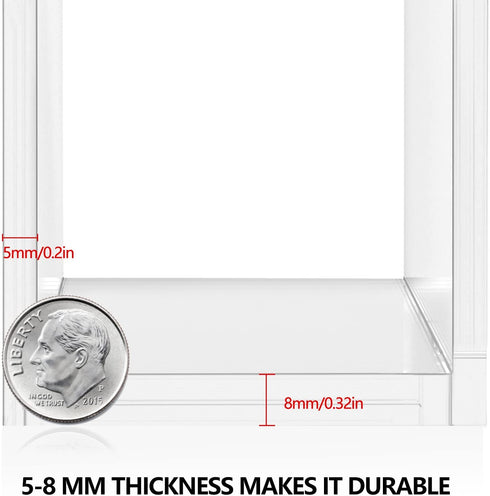 HBlife Napkin Holder, Acrylic Dining Table Dispenser for Cocktail Tissue, Clear Containers for Organizing Kitchen Paper, Mask