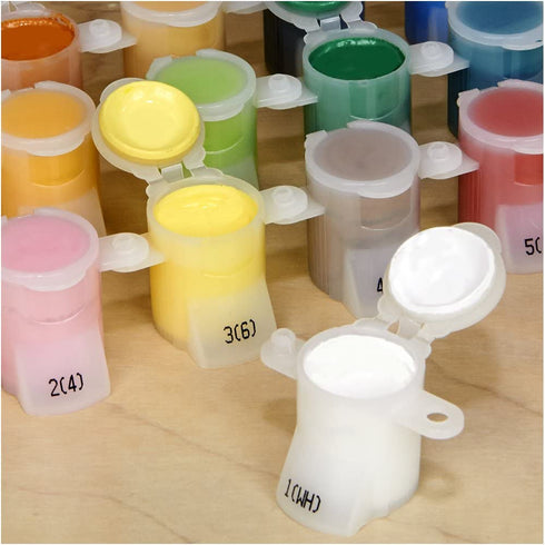 Dimensions 73-91661 Village Lake Afternoon Paint by Numbers for Adults, 14'' W x 20'' L