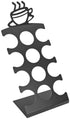 Southern Homewares Countertop K CUP Display Holder Rack Holds 12 Pods Black Metal