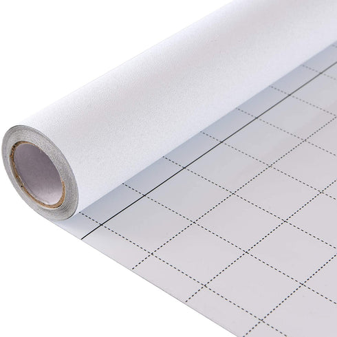 VELIMAX White Blackout Window Film, 100% Light Blocking Window Cover, Opaque Window Cling Vinyl, Privacy Film for Glass Windows, Sun Blocking Window Films Non Adhesive, 17.7in x 78.7in