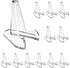 Hipiwe 12 Packs Acrylic Easel Stands Clear Mini Coin Display Easel Holder for Displaying Air-Tite Coins Pocket Watches Capsules Challenge Medals Casino Chips,2.64 Inch Tall