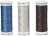 Sulky Sampler 12wt Cotton Petites, Black and Gray Assortment, 6-Pack