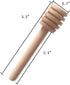 YYGMSS 50 Pcs Honey Dipper Stick Mini Wooden Dispensing Collecting Kitchen Dining (3 inch) (50pcs)