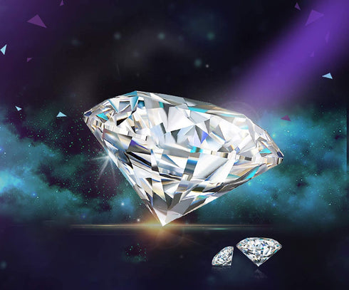 Large Crystal Diamond Paperweight with Stand Jewels Wedding Decorations Centerpieces Home Decor 3.15 inch (Clear)