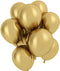 Chrome Gold Balloons 12 Inch 50 Pcs Baby Shower Party Balloons Happy Birthday Decoration Balloons Gold Helium Balloons