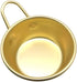 GARASANI Korean Traditional Wine Bowls, Korean Wine Bowl, Hiking Soup Dish, Aluminum, Yellow (4.7 inches)
