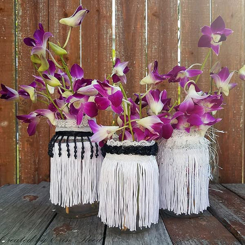 Trims by the Yard 4" Chainette Fringe Trim | Orange | (5 yard cut)