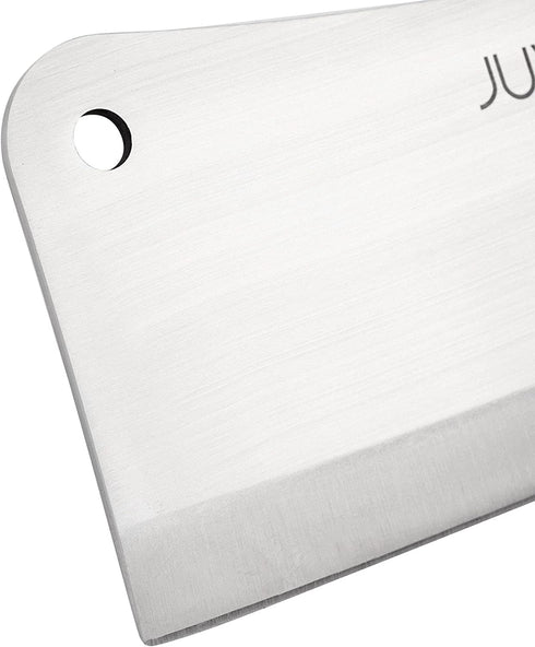 Meat Cleaver, Heavy Duty Butcher Bone Knife with Solid Wood Handle (Stainless Steel, 8 inch)