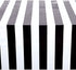 Plastic Tablecloth for Birthday Party, Black and White Stripes (54 x 108 in, 3 Pack)