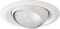 HALO 6130WH 6" White Adjustable Eyeball, Self Flanged Recessed Trim, White