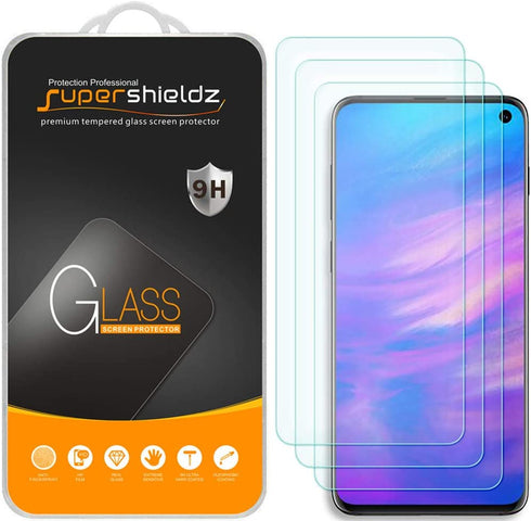 (3 Pack) Supershieldz Designed for Samsung (Galaxy S10e) (Not Fit for Galaxy S10) Tempered Glass Screen Protector, Anti Scratch, Bubble Free