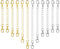 Paxcoo 12Pcs Chain Extender Jewelry Necklace Lobster Clasps and Closures for Necklace Bracelet Jewelry Making Supplies