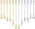 Paxcoo 12Pcs Chain Extender Jewelry Necklace Lobster Clasps and Closures for Necklace Bracelet Jewelry Making Supplies