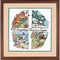 Dimensions 'Season for Everything' Stamped Cross Stitch Kit, 14'' W x 14'' H