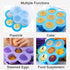Silicone Popsicle Molds, Ice Pop Molds, Storage Container for Homemade Food, Kids Ice Cream DIY Pop Molds - BPA Free (Blue)