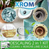 XROM Descaling and Cleaning Kit Compatible With All K-Cup Keurig 2.0 Brewers, All Natural Ingredients, Full Cycle Cleaning And Descaler Solution For Keurig Coffee Makers