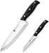 Chef Knife - Kitchen Knives, 8 inch Chef's Knife, 4 inch Paring Knife, High Carbon Stainless Steel with Ergonomic Handle