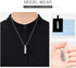 Imrsanl Cremation Urn Pendant Necklace with Hollow Cylinder Vial Keepsake Urn Cremation Jewelry Memorial Lockets for Ashes for Women Men