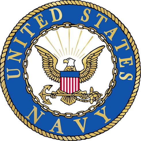 U.S. Navy Logo Refrigerator Magnet 3"