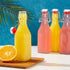 8 oz Swing Top Glass Bottles with Stoppers for Juicing, Vanilla, Sauces, Oils (6 Pack plus Cleaning Brush)
