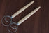 Danish Dough Whisk Dutch Bread Whisk Hook Wooden Hand Mixer Bread Baking Tools for Cake Bread Pizza Pastry Food Biscuits Kitchenware Tool Stainless Steel Ring 13.5 inches 0.22 lb/pcs, Pack of 2