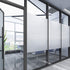 Privacy Window Films, Opaque Frosted Glass Tint Static Cling Treatment Protects Home Security Without Blocking Daylight - Heat Control, UV Prevention, Easy Removal (Matte White, 17.7x78.7 Inches)