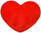 HongMall Cute Plush Red Heart Pillow Cushion Toy Throw Pillows Gift for Friends/Children/Girls/Dogs on Valentine's Day Fit for Living/Bed/Dining/Sofa/Cars, 13 X 11 Inch (Red)